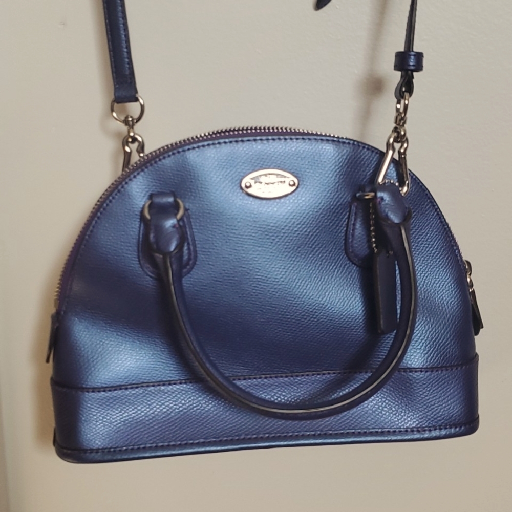Purple coach satchel
